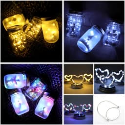 Solar Mason Jar Light Solar Lantern Fairy Lights Waterproof IP65 Hanging Standing Solar Lamp Garden Ornament for Patio Lawn