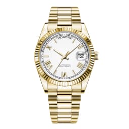 Corgeut Automatic Mechanical Men's Watch - 39/36mm Japanese Movement Sapphire Date (with Magnifier) - Men's Watch Custom Logo