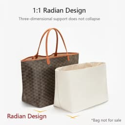Bag Organizer Insert  For Goyard Tote Bag Lightweight Bag Insert Storage Waterproof Dupont Paper Bag Support Bag Accessories