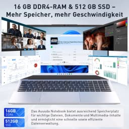 Notebook Pc, 15.6" Fhd Ips Laptop, Amd Ryzen 3 3250C, Max. 3.5Ghz 16Gb Ram 512Gb Nvme M.2 Ssd, Windows 11 Pro, Wi-Fi 6, Bluetooth 5.3, 2X Type-C, HDMI - Computer for Work & Study