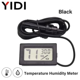 Mini Digital SquareThermo Hygrometer Thermometer Probe Tester Indoor Temperature Humidity Meter Sensor Instrument Gauge Detector