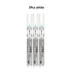 3/6 Pcs/set Deli Permanent Art Markers Pens Waterproof Oil Based Paint Markers for Rock Wood Fabric Plastic Canvas Glass Canvas