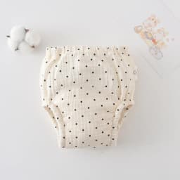Washable Baby Training Pants Cotton Diapers Bubble Gauze Nappy Breathable Reusable Children's Underwear Toddler Cloth Diapers