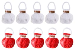 10/20Pack White Streamers Poppers Wedding Decorations Paper Crackers Hand Throw Confetti Streamer for Engagement Party Supplies