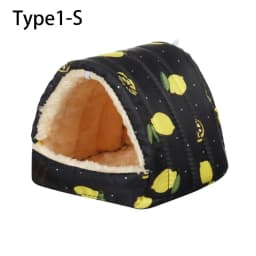 Cute Small Animal Sleeping Bed Hamster House Mini Pet Rabbit Squirrel Winter Warm Nest Comfortable Guinea Pig Nest
