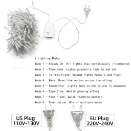 Christmas Lights 5M 10M 20M 30M 50M 100M Led String Fairy Light 8 Modes Christmas Lights For Wedding Party Holiday Lights