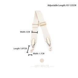 Wide Shoulder Strap Canvas Bag Strap Lengthened Slung Adjustable Strap Durable Replacement Bag Belt Bag Accessories