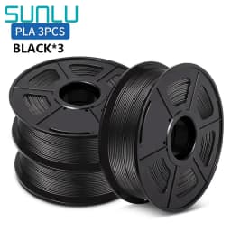 SUNLU 3 Rolls PLA PETG 3D Filament 1KG 1.75mm +/-0.02MM 3D Printing Filament Neatly Wound Filament Vacuum Packing Fast Shipping