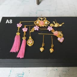 Costume Doll Headwear Hairpin Accessory Set Handmade 1/6 Doll Costume Heardress Accessories For 30CM Chinese Doll Toys ZH188
