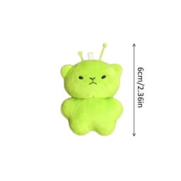 Party Gift Alien Cat Plush Toy Cartoon Stuffed Animal Keychain Accessories Creative Ugly Cute Backpacks Pendant