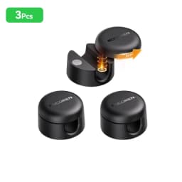 Rocoren Spiral Cover Magnetic Cable Clamp Cable Smooth and Adjustable Rope Holder Under Table Cable Management Cable Organizer