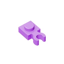Gobrick] GDS-814 PLATE 1X1 W. HOLDER compatible with lego 4085 60897 children's toys Assembles Building Blocks Technical