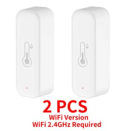 Tuya WiFi Temperature and Humidity Smart Home Thermometer Hygrometer APP Remote Alarm Work with Alexa Google Home