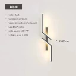 DINDALLED Modern LED Wall Light Ambient Strip Lamp for Bedroom Bedside TV Backlight Living Room Sofa Decor Lighting Fixture