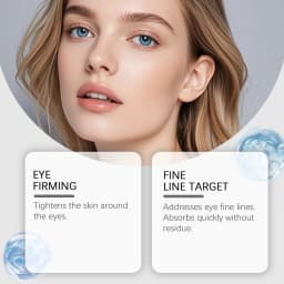 NAD+ Retinal Peptide Eye Cream with Collagen, Moisturizing & Firming Under Eye Skin