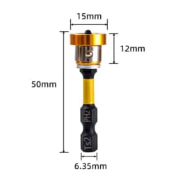 Screw Bits Plasterboard Magnetic Positioning Screwdriver Bits Hex Shank Drywall Extension Locating Batch Head Tools Parts