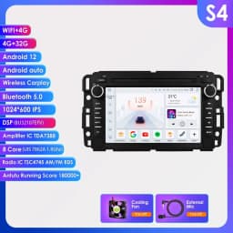 Android Car Radio Stereo for Chevrolet Silverado GMC Sierra Impala Traverse Avalanche Express Yukon Acadia Savana GPS Multimedia