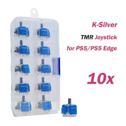2/10pcs K-SILVER JS13 Pro+ TMR Electromagnetic Joystick for PS5 Anti-Drift 3D Analog Durable ThumbStick Analog Joystick Grip Cap