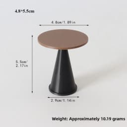 Mini 1/12 Dollhouse Miniature Chair Multistyles Modern Simple Wood Coffee Dining Table Chairs House Decoration