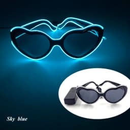 New Party Glasses Luminous Colorful LED Glasses Lighting Up Nightclub DJ Bar Music Dance Party Young Man Children Birthday Gift