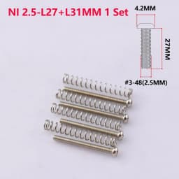 1 Set #3-48(2.5MM) / 3MM Electric Guitar Humbucker Pickups Height Adjusting Screws - KR(Origin)