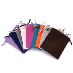 10pcs Velvet Bag Drawstrings Pouches Jewelry Gift Display Packing Bags Fashion Flannel Bags 5x7cm 7x9cm 10x12cm 13x18cm