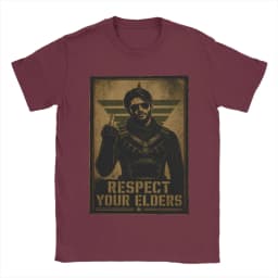 Respect Your Elders Soldier Boy T Shirts Men's 100% Cotton Funny T-Shirts Round Neck The Boys Tee Shirt Short Sleeve Tops