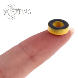 Hot 5pc T37-6 T37-2 T50-2 Iron Powder Cores 9.5*5.2*3.3mm AL=3.0nH/N2 8.5uo Iron Dust Ferrite Toroid Core Coating Yellow Gray