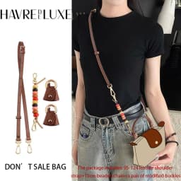 HAVREDELUXE Beaded Decorative Chain For Longchamp Mini Bags Into Colorful Handheld Non Destructive Modification shoulder Straps