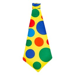 Colorful Polka Dot Printed Clown Tie And Bow Tie Halloween Carnival Circus Clown Props Fancy Cosplay Performance Party Costumes