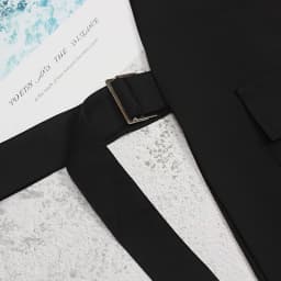 [EAM] Black Pocket Irregular Long Adjustable Belt Personality Women New Fashion Tide All-match Spring Autumn 2026 1DF2075