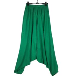 Women Summer Harem Pants Casual Cotton Solid Elastic Waist Wide Leg Pants Bottoms Loose Long Trousers 13 Colors