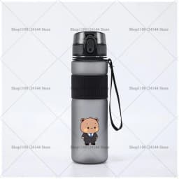 Bubu Dudu Water Bottle Yier Bear Panda Girl Boy Large Capacity Sports Kettle Transparent Cold Water Cup Outdoor Portable 550ml