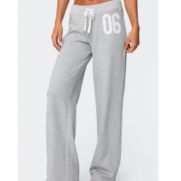 Women Autumn Y2K Solid Baggy Harajuku Drawstring Cargo Pants Number Print Wide Leg Pants Parachute Sweatpants Joggers Trousers