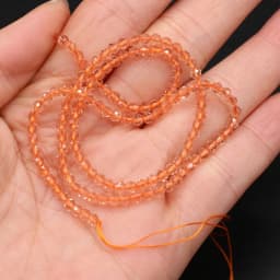 125 Pieces Spinel Bead Crystal Beads Loose Exquisite appearance DIY Jewelry Making Bracelet Necklace Accessories 3mm Length 38cm