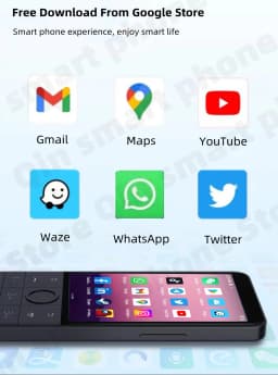 Qin F22 Pro  Support Google Version  MTK Helio G85 Wifi 3.54 Inch Octa Core Bluetooth 5.0 640*960 Touch Screen Phone