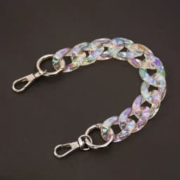 DIY Chunky Acrylic Chains Strap For Handbag Shoulder Crossbody Bag Clear Big Resin Chain For Jewelry AB Colorful Bag Accessories