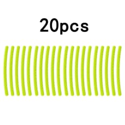 Luminous Valve Caps Fluorescent Red Night Glowing Car Motorcycle Bicycle Wheel Styling Tyre Hub Universal Cap Decor 20Pcs