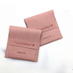 50pcs Custom Logo Name Print Microfiber Jewelry Rings Necklace Organizer Gift Bags Wedding Favor Candy Goodie Bag Small Business