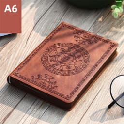 2026 New Portable Vintage Leather Notebook Diary Journal Stationery Gift Portable And Easy To Use