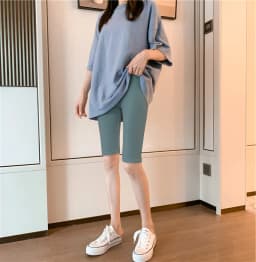 Thin Five-Point Modal Ice Silk Tight Safety Pants Women's Shorts Summer Elastic Breathable Anti-Light Bottoming Trousers