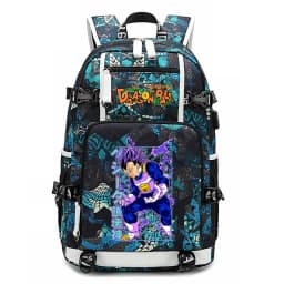 Dragon Ball Z Printed Student Backpack Large Capacity Casual Daypack for Kids Teenagers School Travel