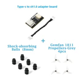 BETAFPV Meteor75 Pro II Canopy II for O4 Air Unit and Brushless Whoop Frame, Gemfan 1811 3-Blade Propellers Parts and Spares