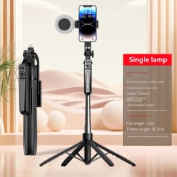 COOL DIER New Tripod for Smartphone Camera,Tripods Stand with Bluetooth Shutter,Wireless Selfie Stick Brackets with Phone Holder