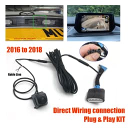VKAUTO Auto Rear View Camera For Mazda 6 Atenza GJ GL sedan 2015~2025 kit For mazda connect Add HD CCD backup Reversing CAMERA