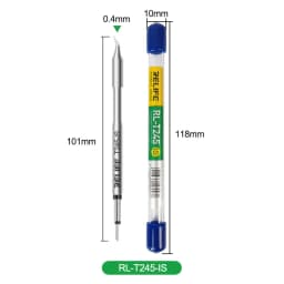 RELIFE RL-T245 Tips Universal C245 Soldering Iron Tip Compatible For Xsoldering Sugon Soldering Station GVM Aixun Handle