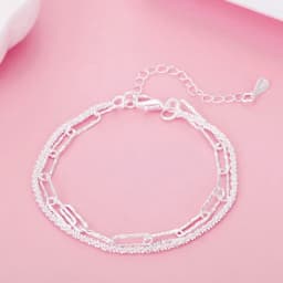 Hot Sale 925 Sterling Silver Chain Solid Bracelet for Women Mens Charm Party Gift Wedding Fashion Jewelry