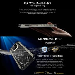 Ulefone Armor 22 Pro Rugged Phone 8GB+128GB / 256GB 6.58'' Android 16 Helio Helio G200 64MP Camera 6600mAh 33W 4G NFC Smartphone