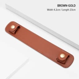 CRAZYSMITH Bag Strap Decompression Shoulder Pad For Goyard Wide Leather Shoulder Handle Fixing Clip Anti-slip Bag Accessories