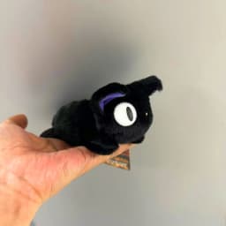New Cute Kiki's Delivery Service Black Cat Kiki Jiji Cat Lying Down Animation Plush Doll Toy Doll Peripheral Gifts